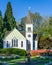 RICHMOND, CANADA - May 05, 2020: Church historic Richmond Chapel in Minoru Park