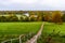 Richmond Hill looking down over the River Thames in Surry, West London, England