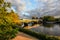 Richmond Railway Bridge, Thames River, Richmond, London, UK