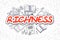 Richness - Doodle Red Text. Business Concept.