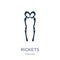 Rickets icon. Trendy flat vector Rickets icon on white background from Diseases collection