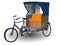 Rickshaw Pulled by Bicycle
