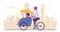 Rickshaw pulling woman. Travel by trishaw. City transportation. Bike vehicle. Man riding tricycle. Pedicab taxi