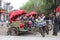 Rickshaws for city transport in the water town of Suzhou, China