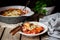 Ricotta Stuffed Conchiglioni with Tomato