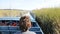 Ride with airboat through everglades