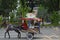ride a wagon around the tourist area of â€‹â€‹â€‹â€‹Monas Jakarta