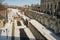 Rideau Canal Locks at Ottawa River in winter