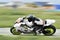 Rider fell on track in the Romanian Championship Motorcycle Speed