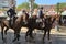 Riders at the fair in Seville