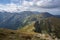 Ridge trail to Hruby vrch. Western Tatras