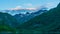 Ridgeline Above Coldwater Lake During Sunset At Mount Saint Helens