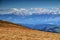 Ridges of Western Tatra and forested Vah valley Liptov Slovakia