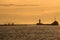 The Ridgeway And Toronto Skyline At Sunrise In Port Credit