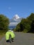 Riding to Lhasa, on national road No.318 in China