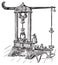 Riehle testing machine for torsion and loading stress tests