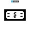 Riel currency icon or logo isolated sign symbol vector illustration