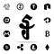 riel icon. Crepto currency icons universal set for web and mobile