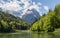 Riessersee Alps Panorama Garmisch-Partenkirchen Bavaria Germany