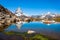 Riffelsee lake and Matterhorn, Switzerland