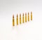 Rifle bullets. Brass Sleeve. On a white background