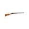 Rifle hunting weapon isolated sporting gun icon
