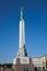 RIGA, LATVIA - MAY 25, 2016: Memorial Freedom Monument on Freedom Square