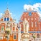 Riga Town Hall and Roland sculpture, Latvia