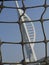 Rigging of ship with The Spinnaka tower backdrop in Portsmouth, Hampshire.