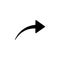 right arrow icon. One of simple collection icons for websites, web design, mobile app