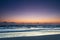 Right before sunrise, Daytona Beach, Florida, USA.