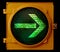 Right turn traffic light arrow