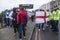 Right Wing Protesters challenge anti UKIP march in Margate