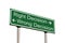 Right Wrong Business Decision Road Sign Isolated