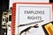 The rights of employees, a written document, is determined by the labor legislation, on the performance of work in the position,