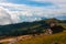 Rigi Kulm railway station on Rigi Mountain, Swiss Alps