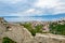 Rijeka, Croatia: panoramic view from Trsat castle over the town and marine