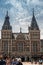 Rijksmuseum towers and central entrance in Amsterdam Netherlands