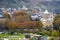 Rikhe park in the city center, old town and landmarks, historical buildings in Tbilisi