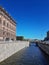 Riksdag  Parliament House canal and bridge stockholm Sweden Europe