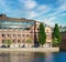 Riksdagshuset, the Swedish Parliament House, located on the island of Helgeandsholmen, Gamla Stan, Stockholm, Sweden