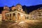 Rila Monastery church in the blue hour