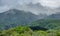 Rincon de la vieja vulcano and misty clouds