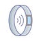 Ring controller  Flat inside vector icon which can easily modify or edit