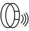 Ring controller Isolated Vector icon which can easily modify or edit