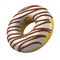 Ring donut in chocolate glaze