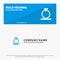 Ring, Heart, Proposal SOlid Icon Website Banner and Business Logo Template
