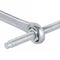 Ring spanner box end wrench with nut and bolt