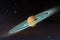 The ringed Exoplanet or Extrasolar planet in deep space