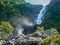 Ringeriksfossen waterfall near Rosendal, Norway